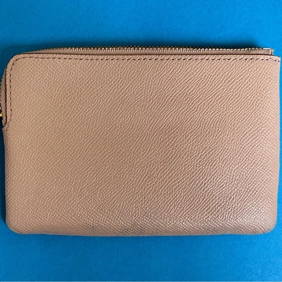 Coach Corner Zip Wristlet; Color: Gold Taupe; Style: 58032 - Picture 3 of 4